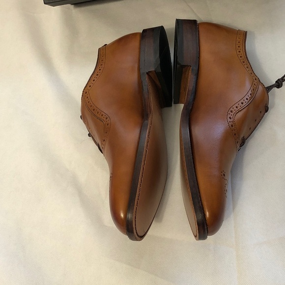 New men’s size 9E Allen Edmonds Cornwallis dress shoes in Walnut leather in box main image 9